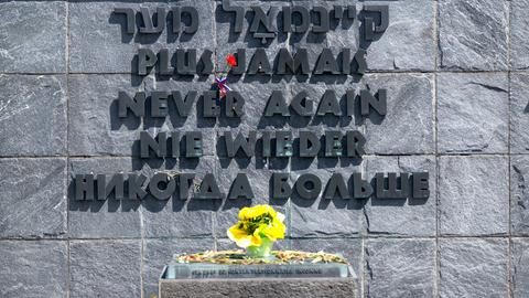 Gedenken Dachau | 80 Jahre Befreiung von den Nationalsozialisten | Foto: dpa, Sven Hoppe